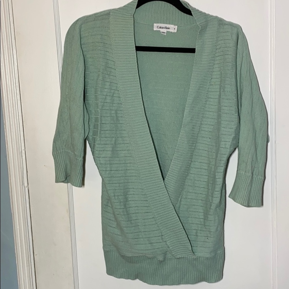 Calvin Klein mint green top